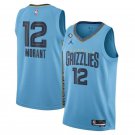 Memphis Grizzlies #12 Ja Morant  Light Blue