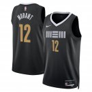 Memphis Grizzlies #12 Ja Morant Black 2023-24 City Edition Swingman