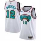 Memphis Grizzlies #12 Ja Morant White 2024 25 Classic Edition Swingman Stitched