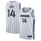 Memphis Grizzlies #14 Zach Edey City Edition Stitched  White 2025-26