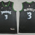 Men &  Minnesota Timberlves #3 Jaden McDaniels Black 2025 Classic