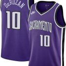 Men &  Sacramento Kings DeMar DeRozan #10 Hardod Classics Swingman