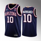 Mens  Arizona Wildcats #10 Lauri Markkanen Navy 2022-23 College Basketball Game