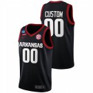 Mens  Arkansas Razorbacks Custom Black College Basketball Game
