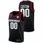Mens  Arkansas Razorbacks Custom Black College Basketball Game