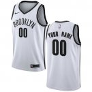 Mens  Brooklyn Nets #00 Custom Statement  white