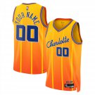 Mens  Charlotte Hornets Custom 2025-26 City Edition  Gold