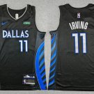 Mens  Dallas Mavericks #11 Kyrie Irving City Edition Stitched  Black 2025-26