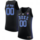 Mens  Duke Blue Devils Custom Stitched Black Basketball