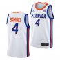 Mens  Florida Gators #4 Tyrese Samuel 2024 White Basketball Game