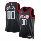 Mens  Houston Rockets Custom Statement Edition  Black