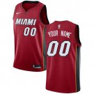 Mens  Miami Heat #00 Custom  red