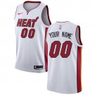 Mens  Miami Heat #00 Custom  white
