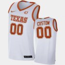 Mens  TEXAS LONGHORNS Custom #00 College NBA  white