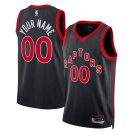 Mens  Toronto Raptors Custom Black Statement Edition