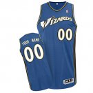 Mens  Washington Wizards #00 Custom Player  Blue