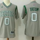 Mens Boston Celtics #0 Jayson Tatum Gray Pride Stitched Basketball  Short sleeve