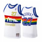 Mens Denver Nuggets #27 Jamal Murray Mitchell & Ness White Hardod Classics