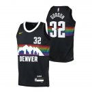 Mens Denver Nuggets #32 Aaron Gordon Black 2025-26 City Edition Swingman