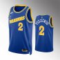 Mens Golden State Warriors #2 Brandin Podziemski Royal Classics Edition Swingman