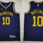 Mens Golden State Warriors #10 Jimmy Butler III Navy 2022-23 Statement Edition Swingman