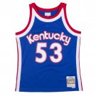 Mens Kentucky Wildcats #53 Artis Gilmore Retro College Basketball  Royal