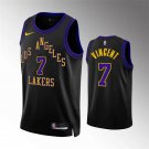 Mens Los Angeles Lakers #7 Gabe Vincent 2023-24 Black City Edition Player