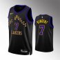 Mens Los Angeles Lakers #7 Gabe Vincent 2023-24 Black City Edition Player