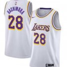 Mens Los Angeles Lakers #28 Rui Hachimura White Association Edition