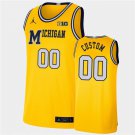 Mens Michigan lverines Custom Maize Jordan Brand College Retro Basketball