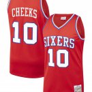 Mens Philadelphia 76ers #10 Maurice Cheeks Hardod Classic Swingman