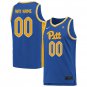 Mens Pittsburgh Panthers Custom Royal College Basketball Game