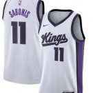 Mens Sacramento Kings #1 Domantas Sabonis 2023-24 White Association Edition Player