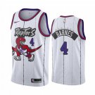 Mens Toronto Raptors #4 Scottie Barnes White Hardod Classics