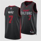 Miami Heat #7 Kel'el Ware Black 2024 Draft City Edition Stitched Basketball