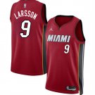 Miami Heat #9 Pelle Larsson Red 2024 Draft Statement Edition Basketball