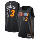Miami Heat #13 Bam Adebayo City  Stitched Black