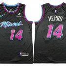 Miami Heat #14 Authentic Tyler Herro City  Black 2025-2025