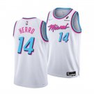 Miami Heat #14 Tyler Herro White 2024 25 City Edition Stitched Basketball