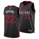 Miami Heat #22 Andrew Wiggins Black 2025 City Edition Stitched Basketball