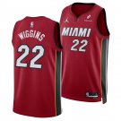 Miami Heat #22 Andrew Wiggins Red 2025 Statement Edition Swingman Stitched