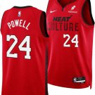 Miami Heat #24 Norman Powell Red 2025 City Edition Swingman Stitched