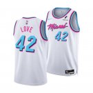 Miami Heat #42 Kevin Love White 2024 25 City Edition Stitched Basketball