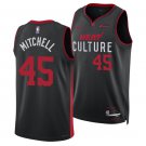 Miami Heat #45 Davion Mitchell Black 2025 City Edition Stitched Basketball