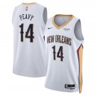 Micah Peavy White New Orleans Pelicans Swingman Badge  - Association Edition