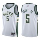 Milwaukee Bucks #5 Gary Trent Jr. Association Edition Swingman  White
