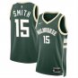 Milwaukee Bucks #15 Tyler Smith Green 2024 Draft Icon Edition Stitched Basketball