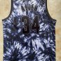 Milwaukee Bucks #34 Ray Allen Swingman Throwback  Retro print