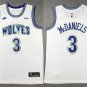 Minnesota Timberlves #3 Jaden McDaniels 2023-24 Classic Edition  White