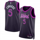 Minnesota Timberlves #5 Anthony Edwards City Edition  Purple Black